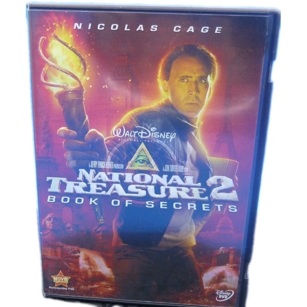 National Treasure 2 Book of Secrets DVD 2007 Nicolas Cage Disney Movie PG